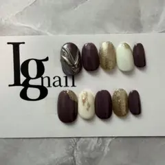 現品限り　ニュアンスネイルチップ　推しネイル　成人式ネイルチップ　ネイルチップ