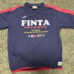 FINTA ピステ 長袖 ネイビー×レッドのサムネイル