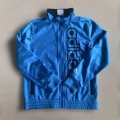 adidas ジップアップジャケット 130 青