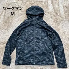 ワークマン Find-Out 迷彩柄 フード付き ジャケット M グレー