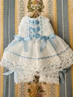 ドール下着セット 着丈6.5㎝　ブルー　オビツ11　UW6-BL ビスクドール