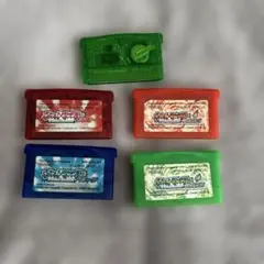 ゲームボーイアドバンスソフト 5本セット　ポケット　第3世代