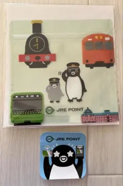 新品2点：JRE POINT オリジナルグッズ：Suicaペンギン：ジップロック