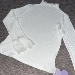 トップス 長袖 ニット レース レディース