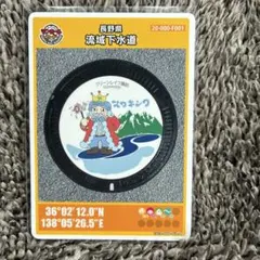 マンホールカード 長野県 流域下水道 スワキング
