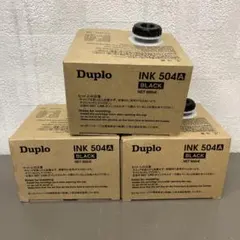 Duplo デュプロ INK 504A 600ml×3(BLACK‼️(°▽°)のサムネイル