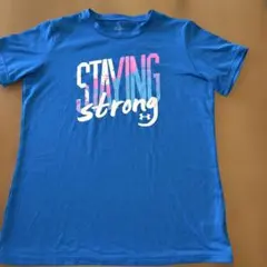 UNDER ARMOUR ブルー Tシャツ YLG バスケ