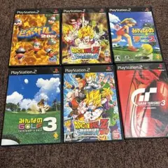 playstation2ソフト　ドラゴンボール他6枚