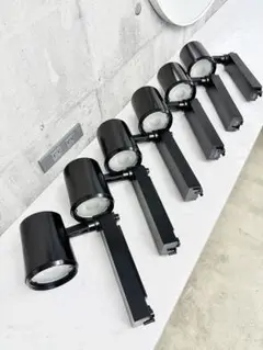 【超美品】ブラック スポットライト 6個セット