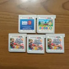 ３ＤＳソフト　ジャンク品５個セット