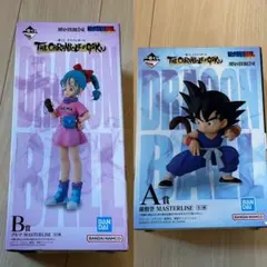 【新品未開封 即日発送】ドラゴンボール一番くじB賞ブルマ＆A賞孫悟空　おまけ付