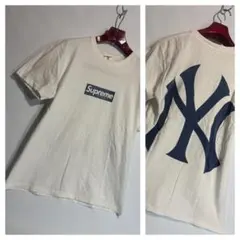 【希少サイズ】シュプリーム　NYヤンキースコラボ　Tシャツ　XL 1j22730ym0046ia82-2_1024x.jpg?