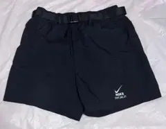 NIKE ナイロンショートパンツ ベルト付き ブラック Mサイズ