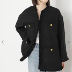 JOURNAL STANDARD L'ESSAGE ツイードBIGジャケット