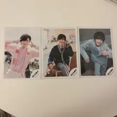 なにわ男子　道枝駿佑　公式写真セット 3枚