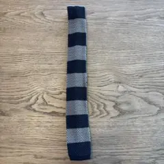 バ*太様 Maker's Shirt ニットタイネイビーグレー　鎌倉シャツのサムネイル