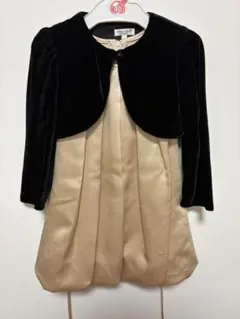 KIDS DREAM フォーマルドレス 90 黒ボレロ付き