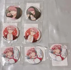 多聞くん今どっち！？ キャラ福くじ E賞 缶バッジ ホログラムver. 5種