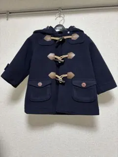 ミキハウス ダッフルコート ネイビー 90cm 定価【33000円】