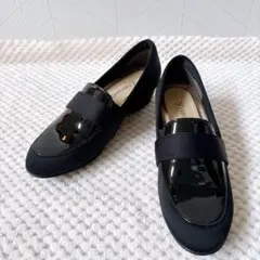 footsuki フットスキ ローファー アシックス 23cm 黒 外反母趾のサムネイル
