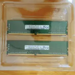 ジャンク？ SK hynix PC4-2666V 8GB×2枚 メモリ - メルカリ