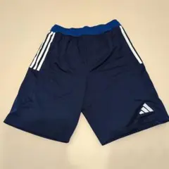 adidas ネイビー ハーフパンツ 3本ライン