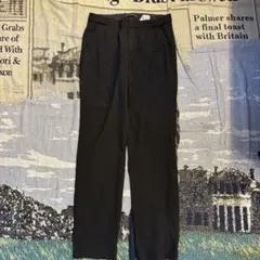 ZARA WOMAN Black Slacks Pants ワイドスラックス