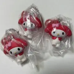 サンリオキャラクターズ カラーコレクションチャーム～Red～　マイメロディ　3点