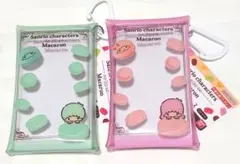 リトルツインスターズ キキララ ミニポーチ マルチクリアケース マカロン