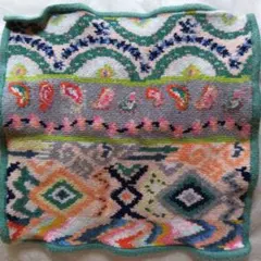 Feller タオルハンカチ 多色模様