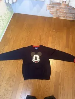 ミッキーマウス ニットセーター ダークネイビー