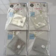 セリア　アルバムキーホルダー 10ポケット　ミニシール帳　4個セット