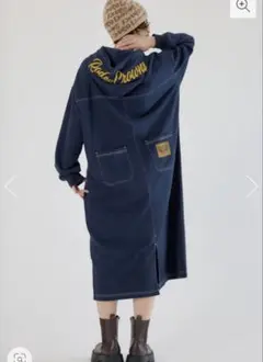 RODEO CROWNS⭐︎RCSカラーステッチパーカーワンピース⭐︎フード付き新品