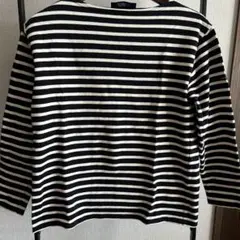 【最終値下】SAINT JAMES ストライプ 七分袖 Tシャツ