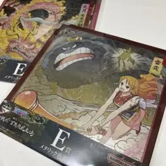 一番くじ ワンピースEX 挑め！百花繚乱鬼ヶ島 E賞 メタリック色紙