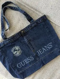 GUESS JEANS denim tote bag ゲスデニムトートバッグ