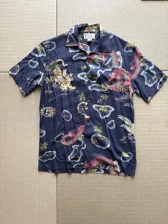 RRL Ralph Lauren アロハシャツ ドラゴン 虎 Sのサムネイル