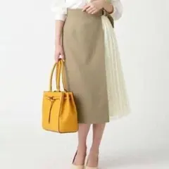 切り替え スカート ロング レース Natural Beauty Basic