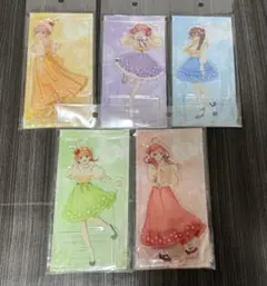 五等分の花嫁　アクリルスタンド クリームソーダ　中野一花二乃三玖四葉五月