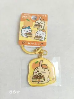 ちいかわ和歌山限定 みかん ダイカットキーホルダー うさぎ