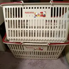サンリオ ハローキティ キティ マイバスケット 買い物カゴ 33L - メルカリ