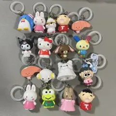 サンリオオールスターズめじるしアクセサリーまとめ売りハローキティウサハナクロミ他