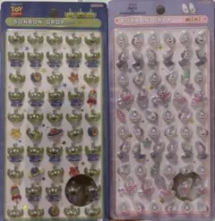 ディズニー ボンボンドロップシールミニ　新品　オイスター　エイリアン 2種セット