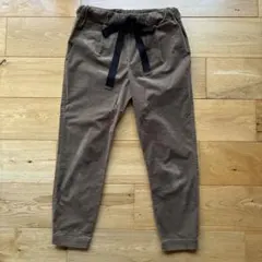 ブラウン カジュアルパンツ コットン混紡