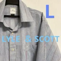 Lyle & Scott 半袖シャツ Lサイズ ストライプのサムネイル