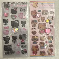 サンリオ キラキラ ラインストーン シール 2枚セット キティ　正規品