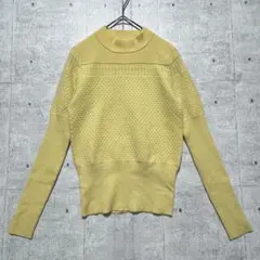 u208 CARVEN ウール混 ハイネックニット シンプル ナチュラルのサムネイル