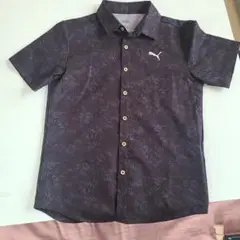 PUMA 半袖シャツ メンズS 葉柄
