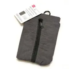 【 新品 】DAISO ダイソー ユーティリティ バネ口 ポーチ グレー