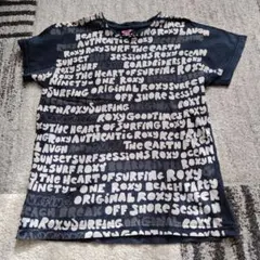 ROXY　Tシャツ　ブラック ロゴプリント　Мサイズ　平成ギャル　Y2K